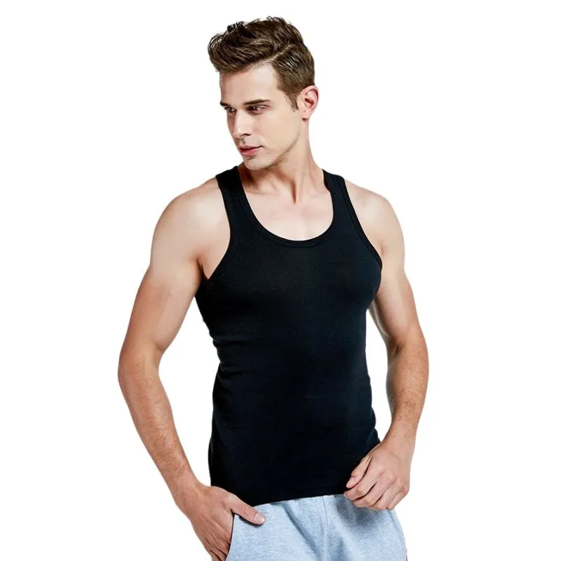 Tanktop Vest for Men Cotton Slim Fit