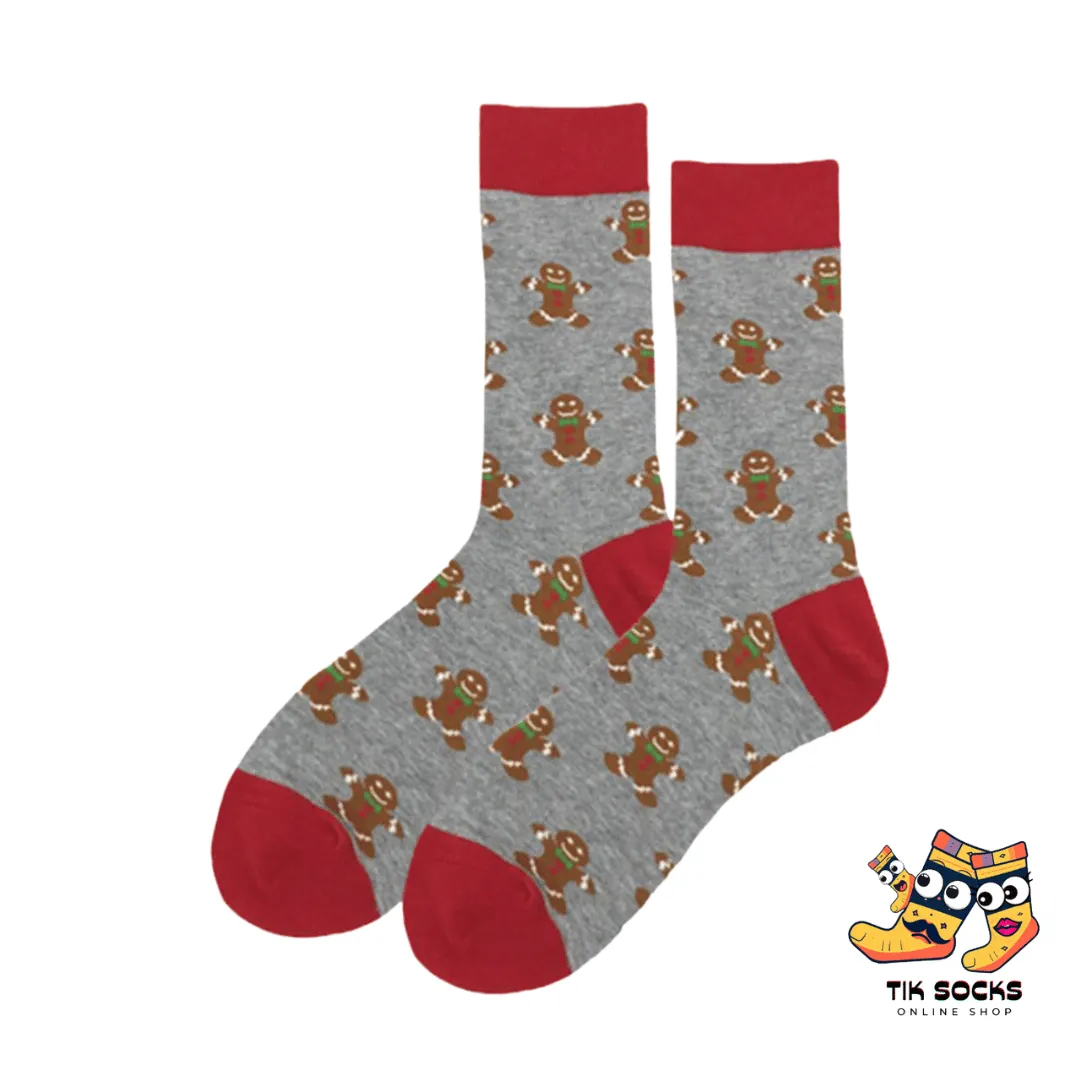 TikSocks|Christmas Socks-Gingerbread Man Socks