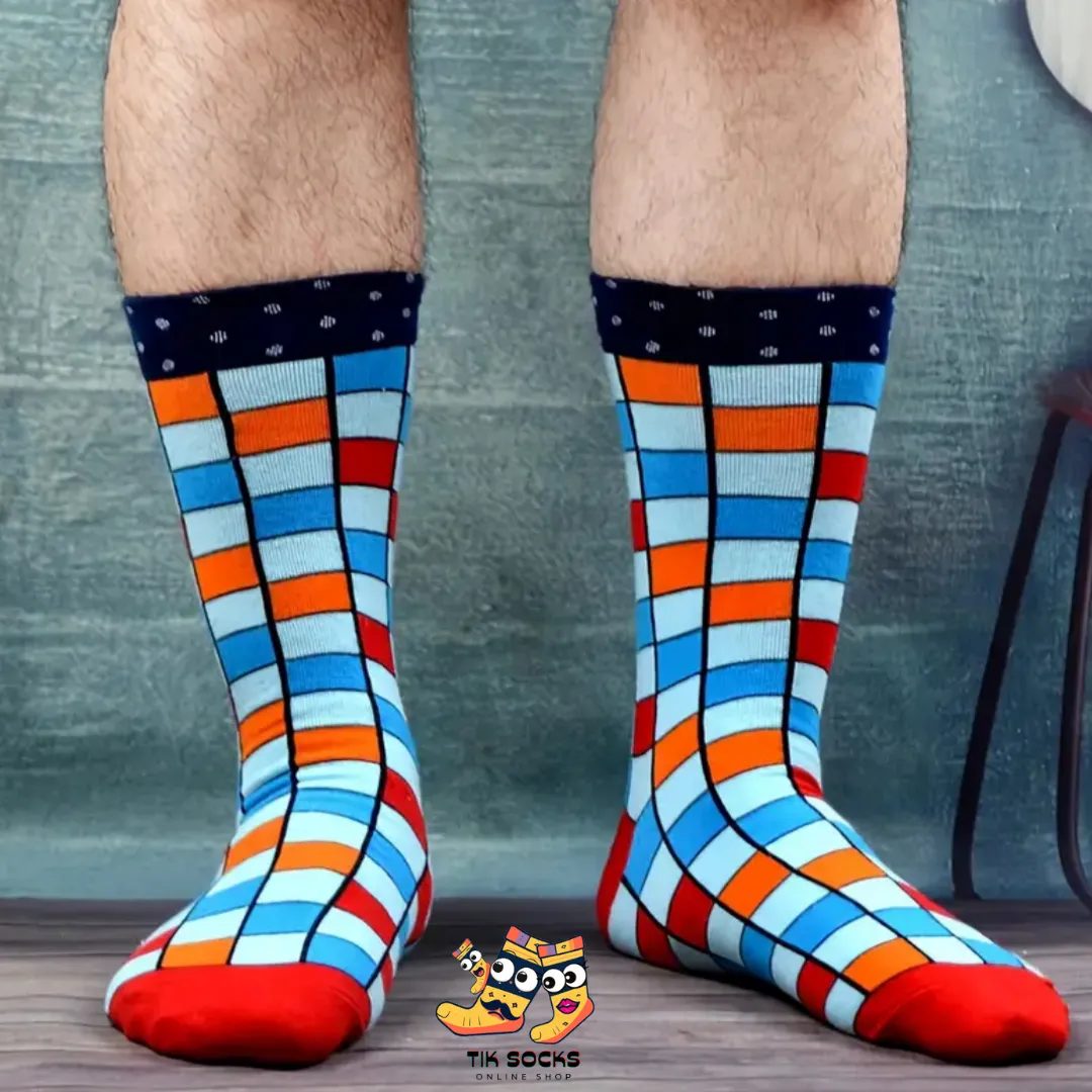 TikSocks|Fun Socks-Disco Light Design Socks