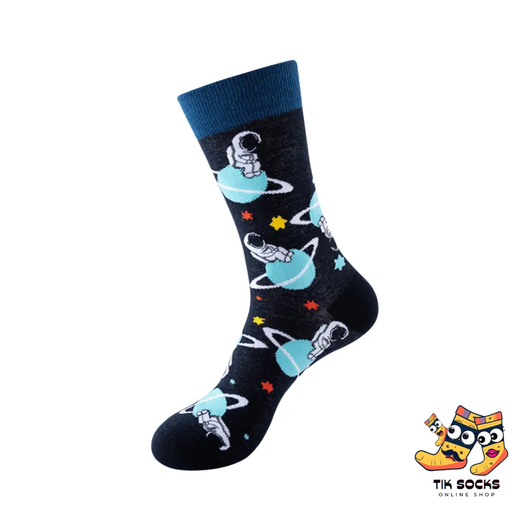 TikSocks|Fun Socks-Space Men Socks II