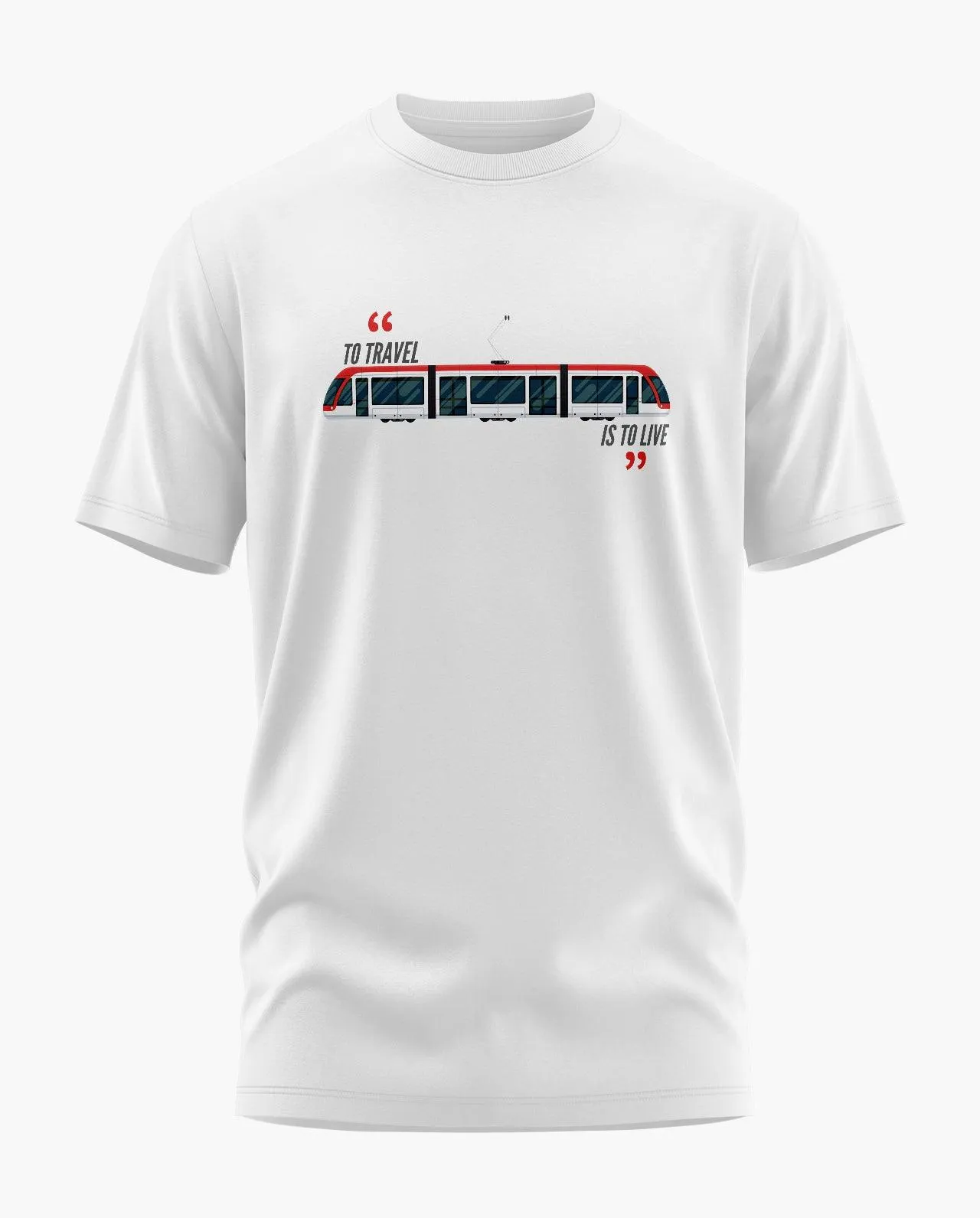 To Travel is To Live Signature LuxeSoft Cotton T-Shirt