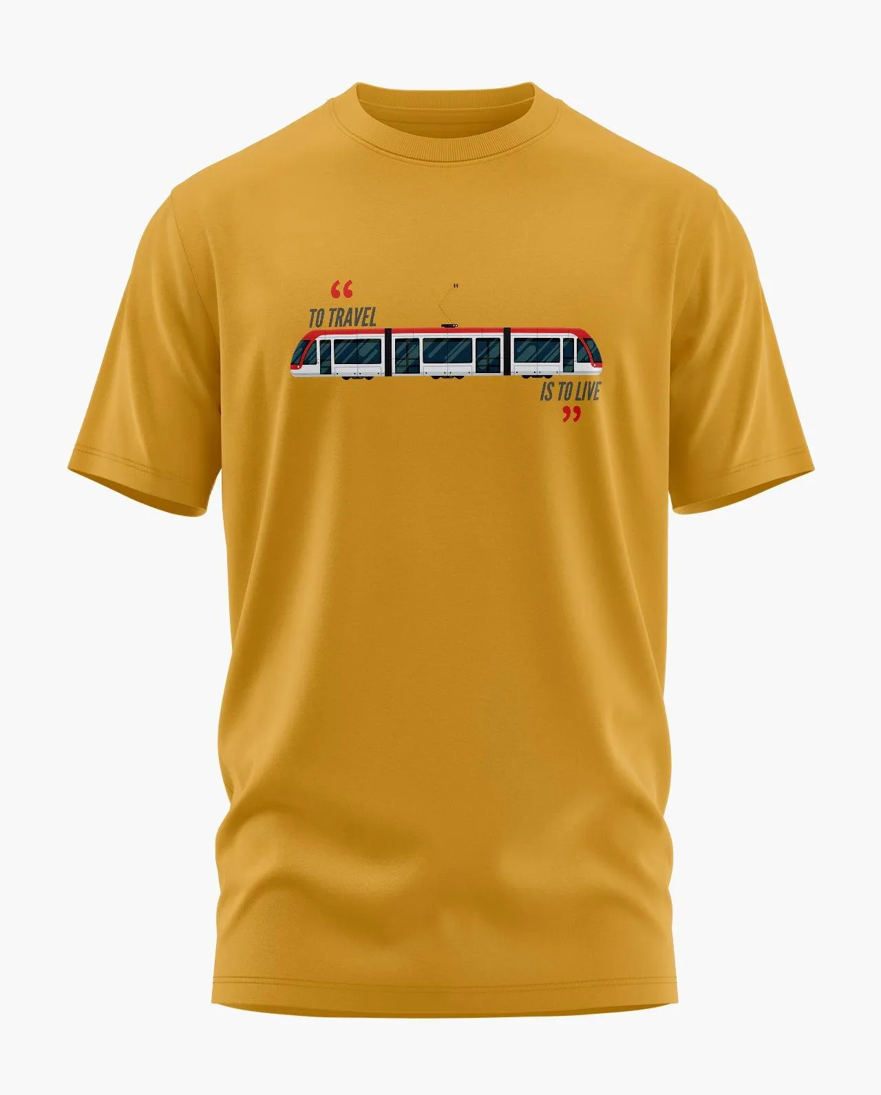 To Travel is To Live Signature LuxeSoft Cotton T-Shirt