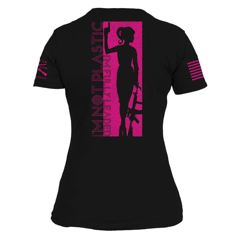 Women's Fully Leaded Slim Fit T-Shirt - Black